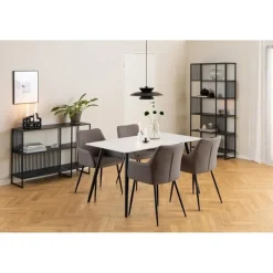 Tissaro Boekenkast Laag Zwart 120cm