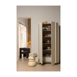 Tiwa Fauteuil Boucle Donkergrijs