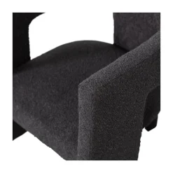Tiwa Fauteuil Boucle Donkergrijs
