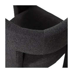 Tiwa Fauteuil Boucle Donkergrijs