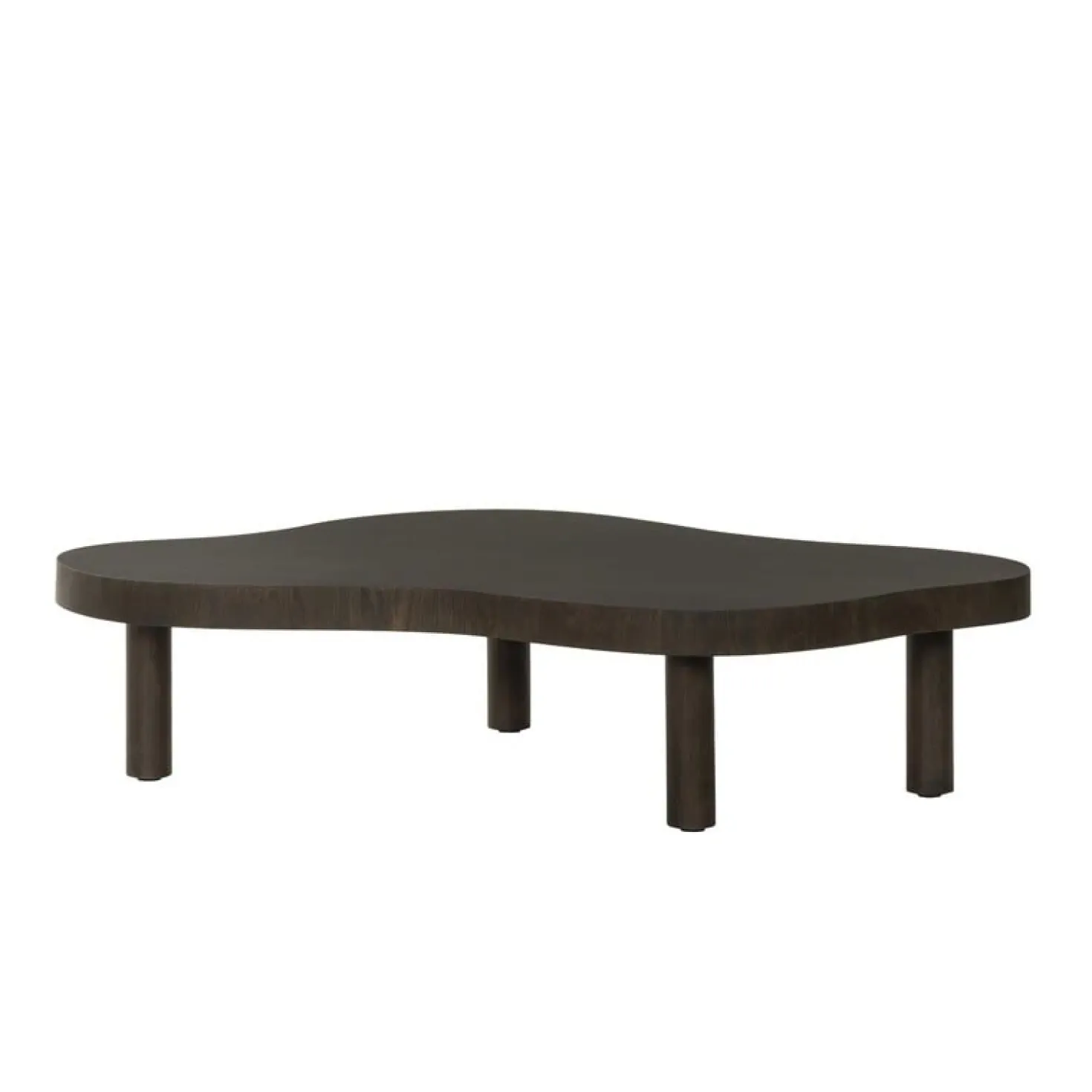 Tobago Salontafel organisch Espresso eiken 135cm