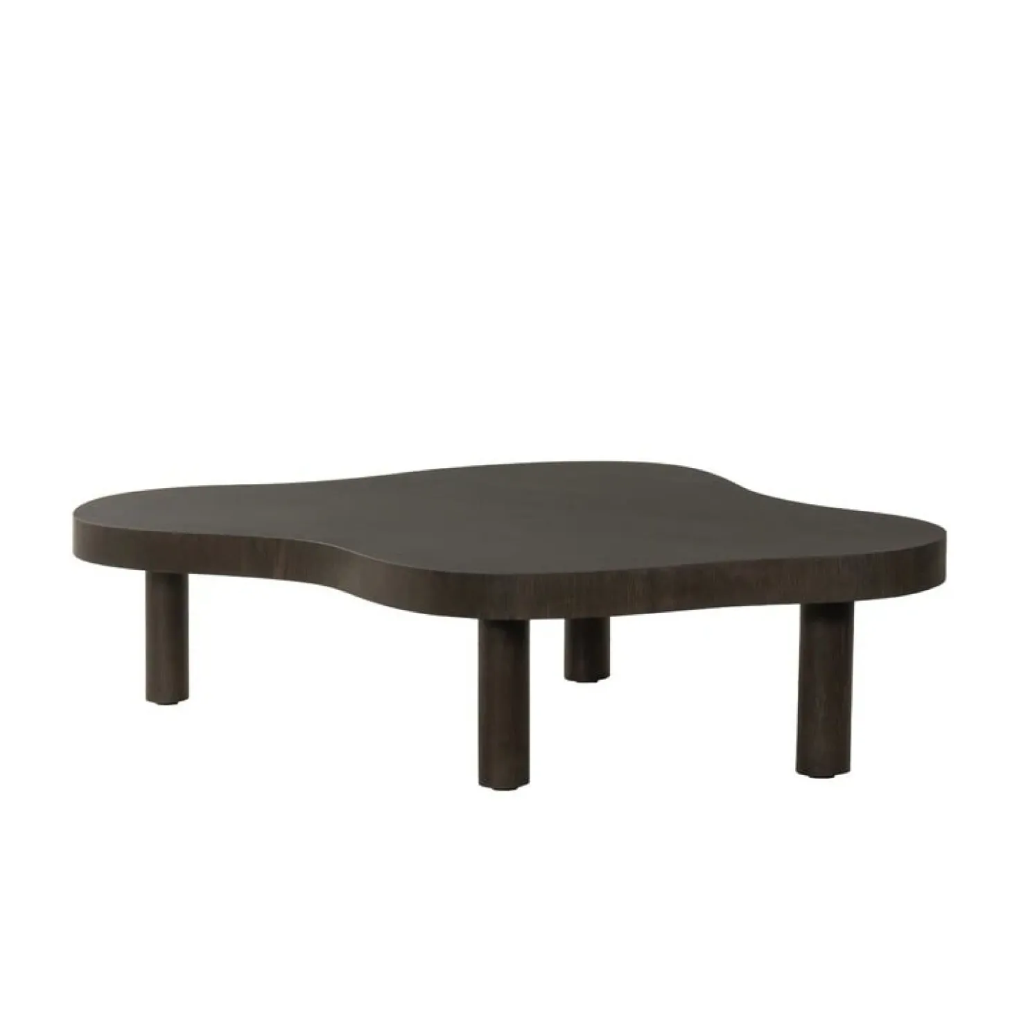 Tobago Salontafel organisch Espresso eiken 135cm