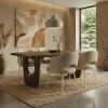 Tobias Eetkamertafel Walnoot 180cm