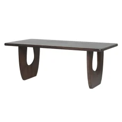 Tobias Eetkamertafel Walnoot 180cm