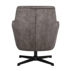 Toby Draai fauteuil Antraciet velours
