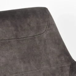 Toby Draai fauteuil Antraciet velours