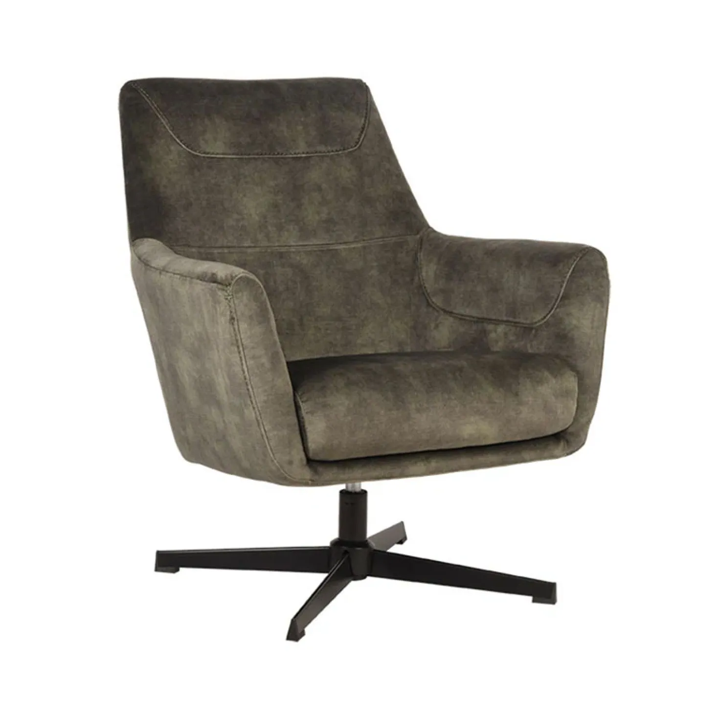 Toby Draai fauteuil Hunter velours