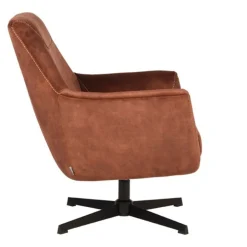 Toby Draai fauteuil Rust velours
