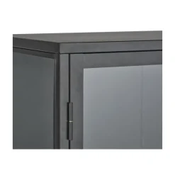 Tommy Vitrinekast Zwart 90cm