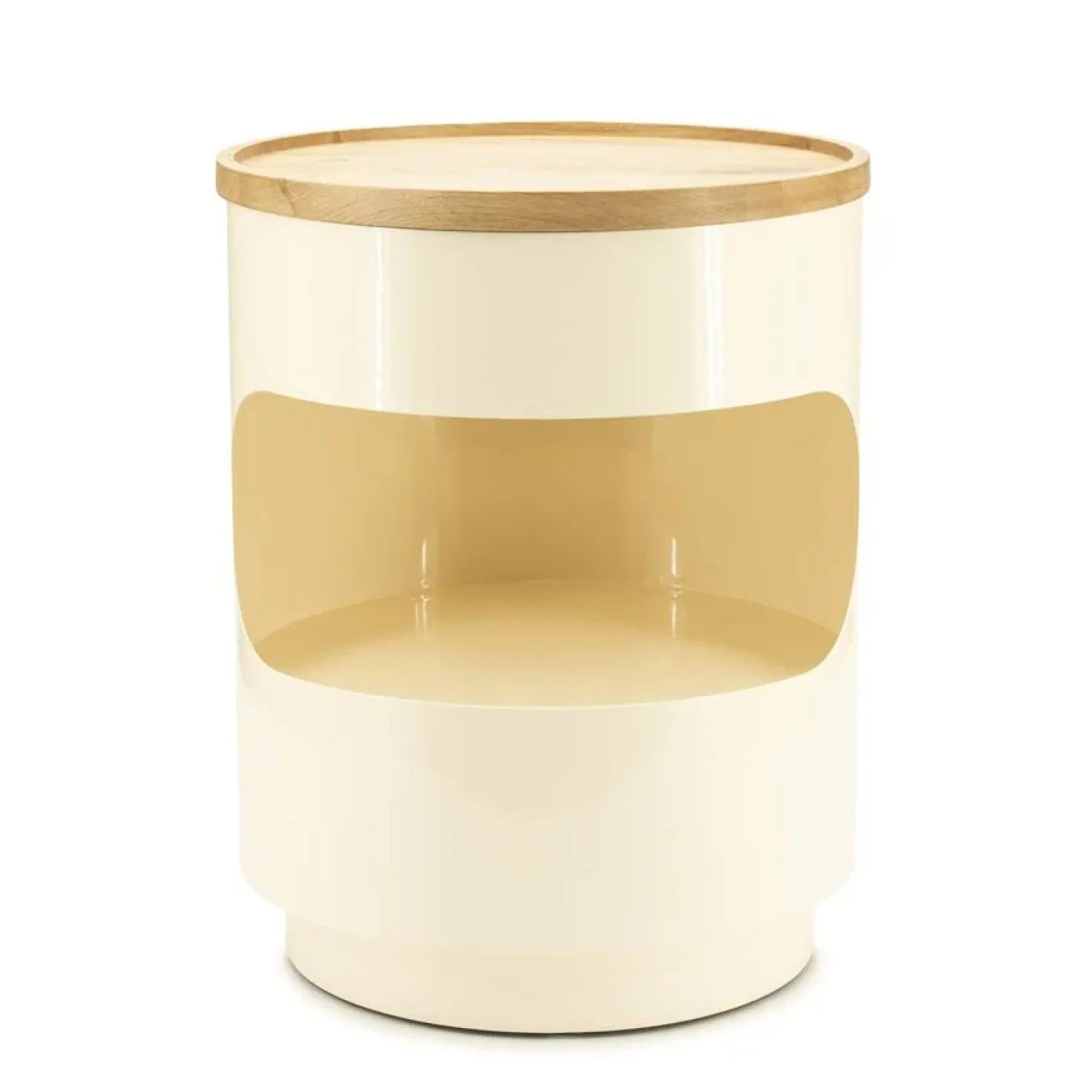 Tondo Bijzettafel Beige 37cm