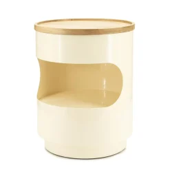 Tondo Bijzettafel Beige 37cm