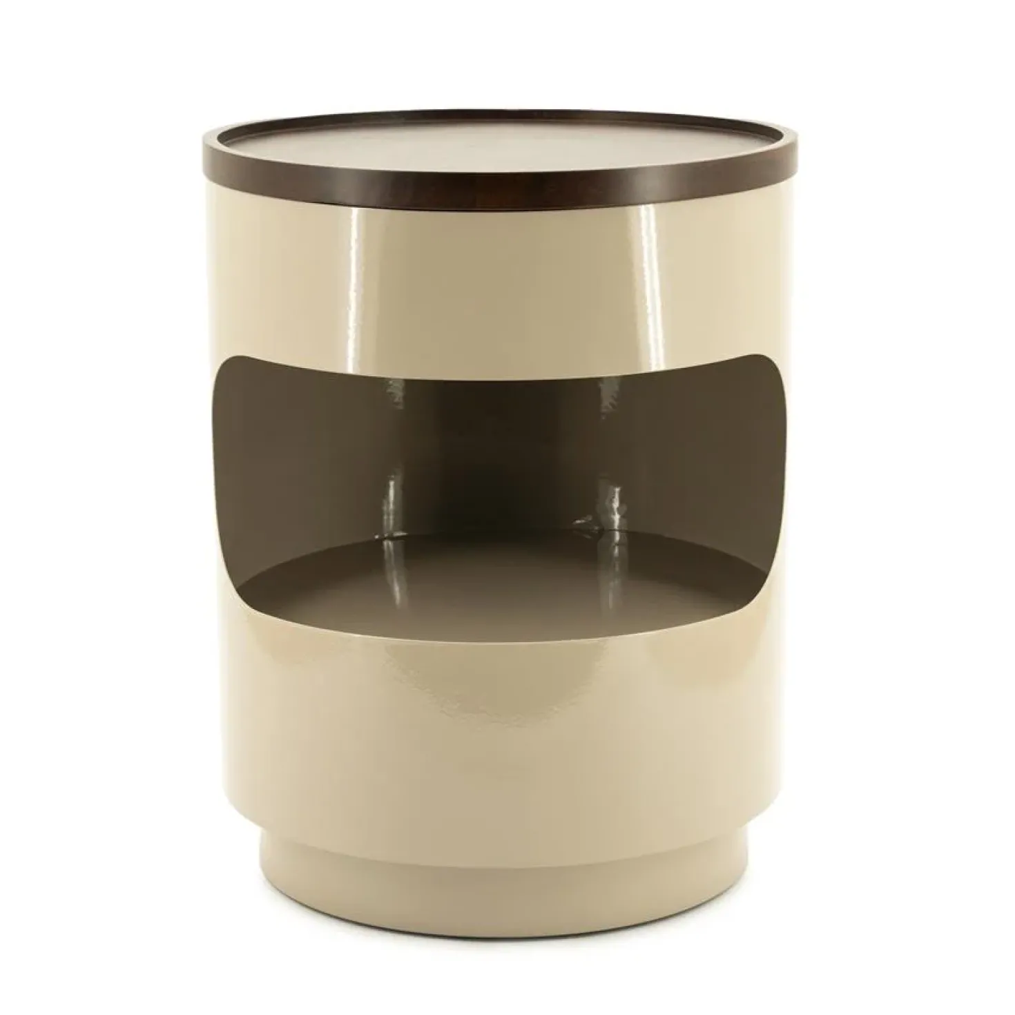 Tondo Bijzettafel Taupe 37cm