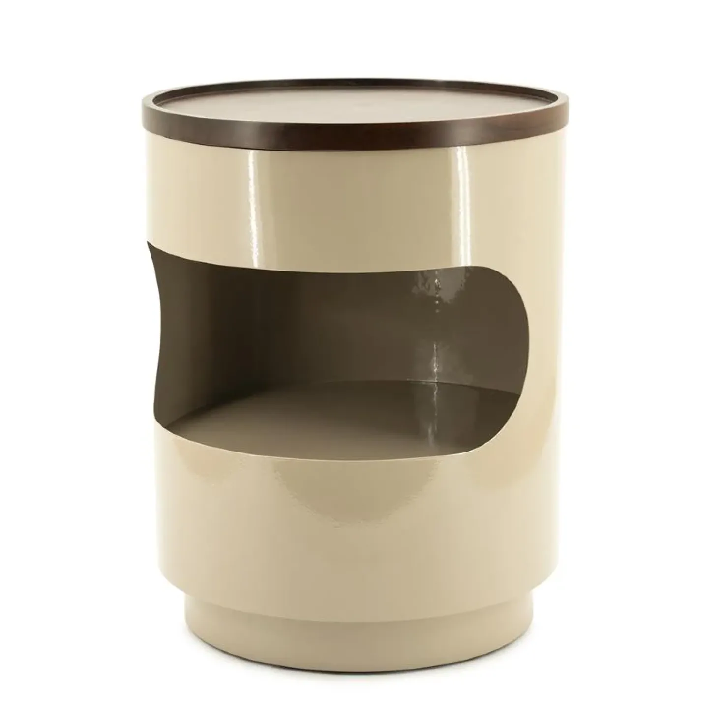 Tondo Bijzettafel Taupe 37cm