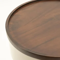 Tondo Bijzettafel Taupe 37cm
