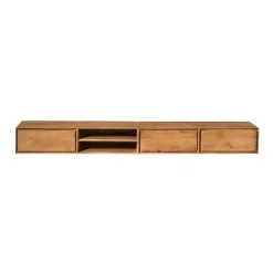 Tony Zwevend Tv meubel Naturel Mangohout 280 cm