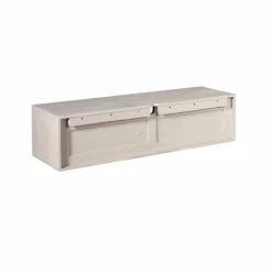 Tony Zwevend Tv meubel Taupe Mangohout 120 cm