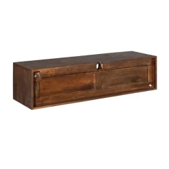 Tony Zwevend Tv meubel Walnoot Mangohout 120 cm