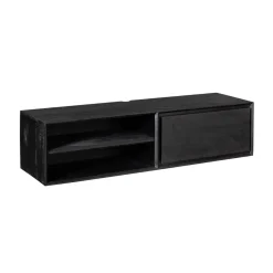 Tony Zwevend Tv meubel Zwart Mangohout 120 cm