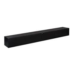 Tony Zwevend Tv meubel Zwart Mangohout 240 cm