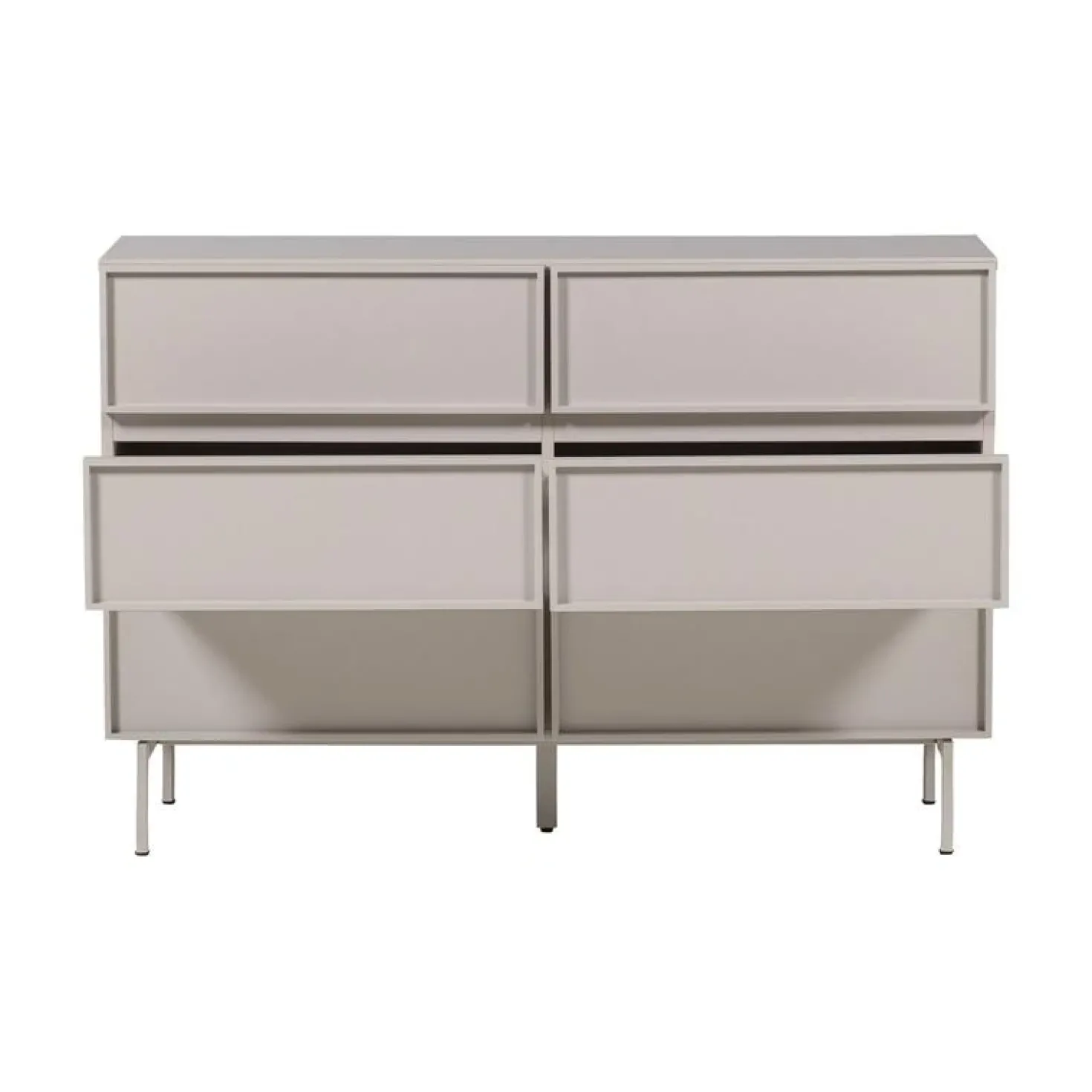 Tours Ladekast 6 Lades Melamine/MDF Zand 120cm