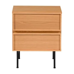 Tours Nachtkastje Melamine/MDF Naturel 45cm