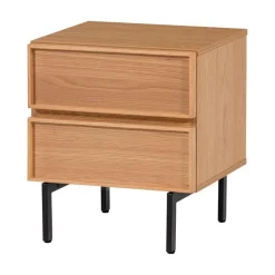 Tours Nachtkastje Melamine/MDF Naturel 45cm