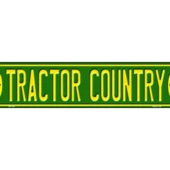 Tractor Country - metalen bord