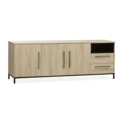 Tresso Dressoir 3 deuren Lichthout 220cm