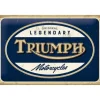 Triumph - Motorcycles - metalen bord