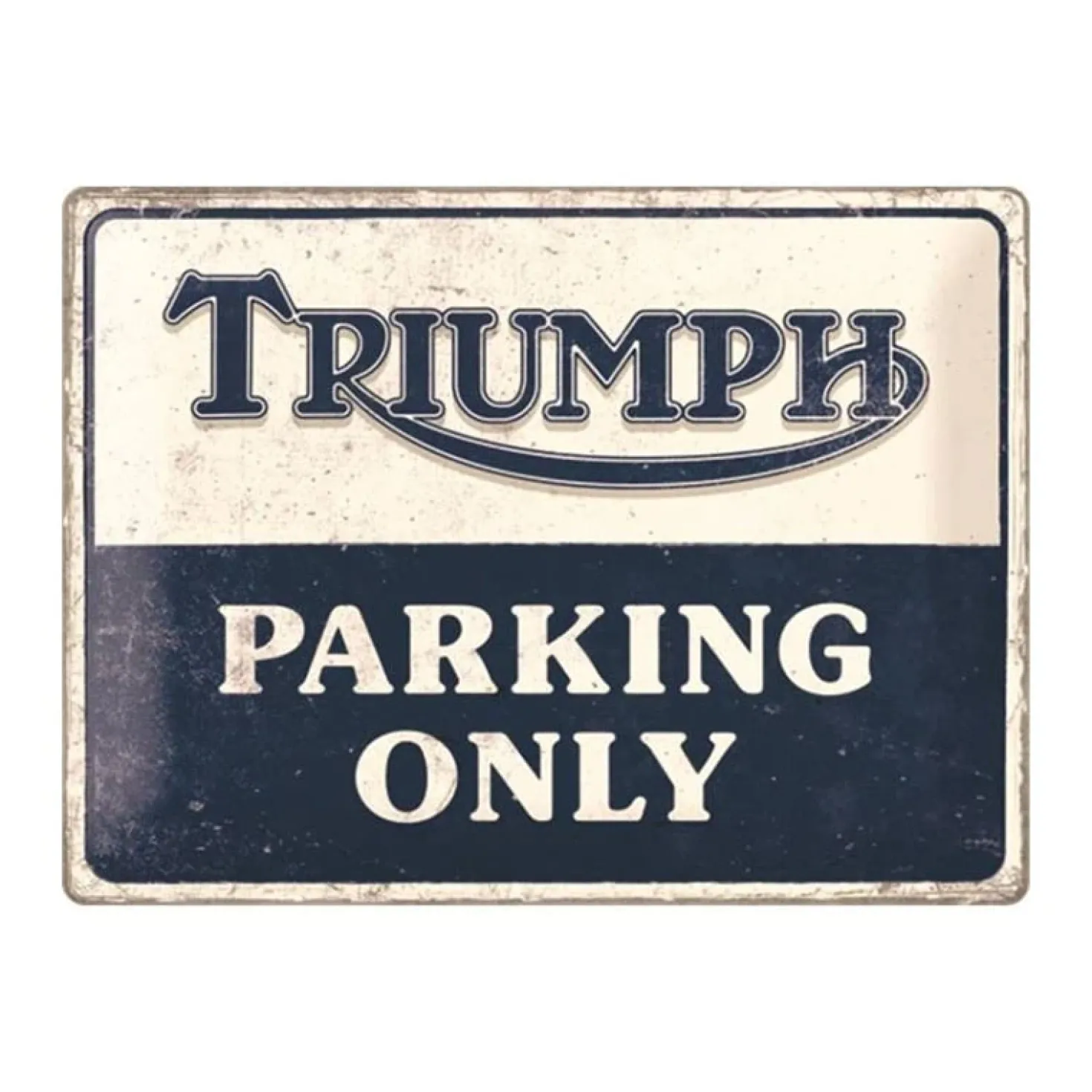 Triumph Parkeerbord - metalen bord