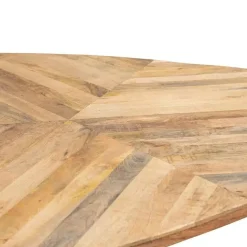 Trivero eetkamertafel driehoek 150cm naturel