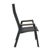 Tuinstoel Amir Teak Noir