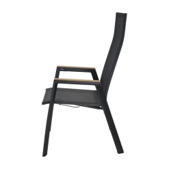 Tuinstoel Amir Teak Noir