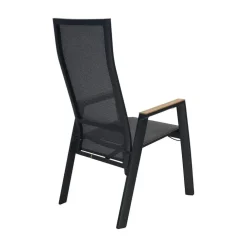 Tuinstoel Amir Teak Noir