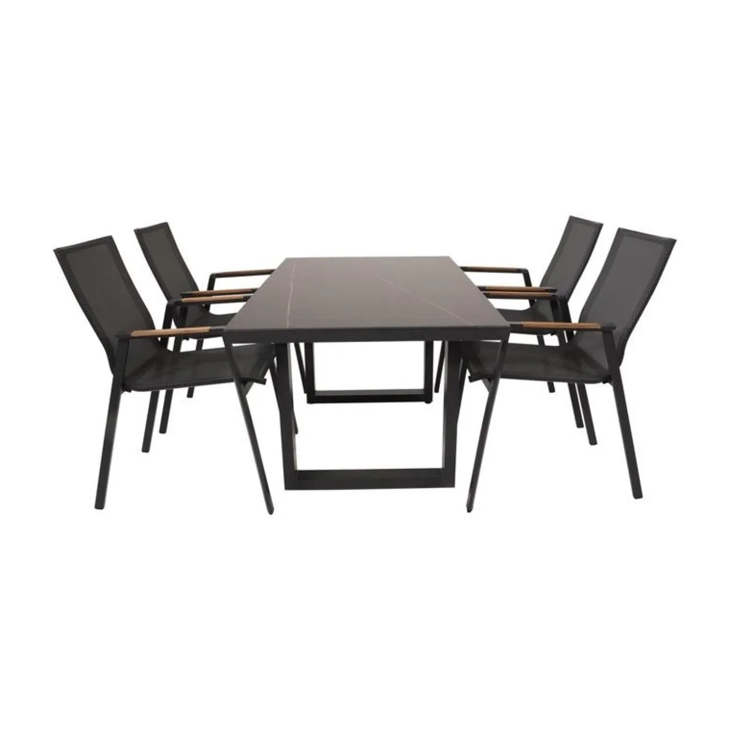 Tuinstoel Tarragona Teak Noir