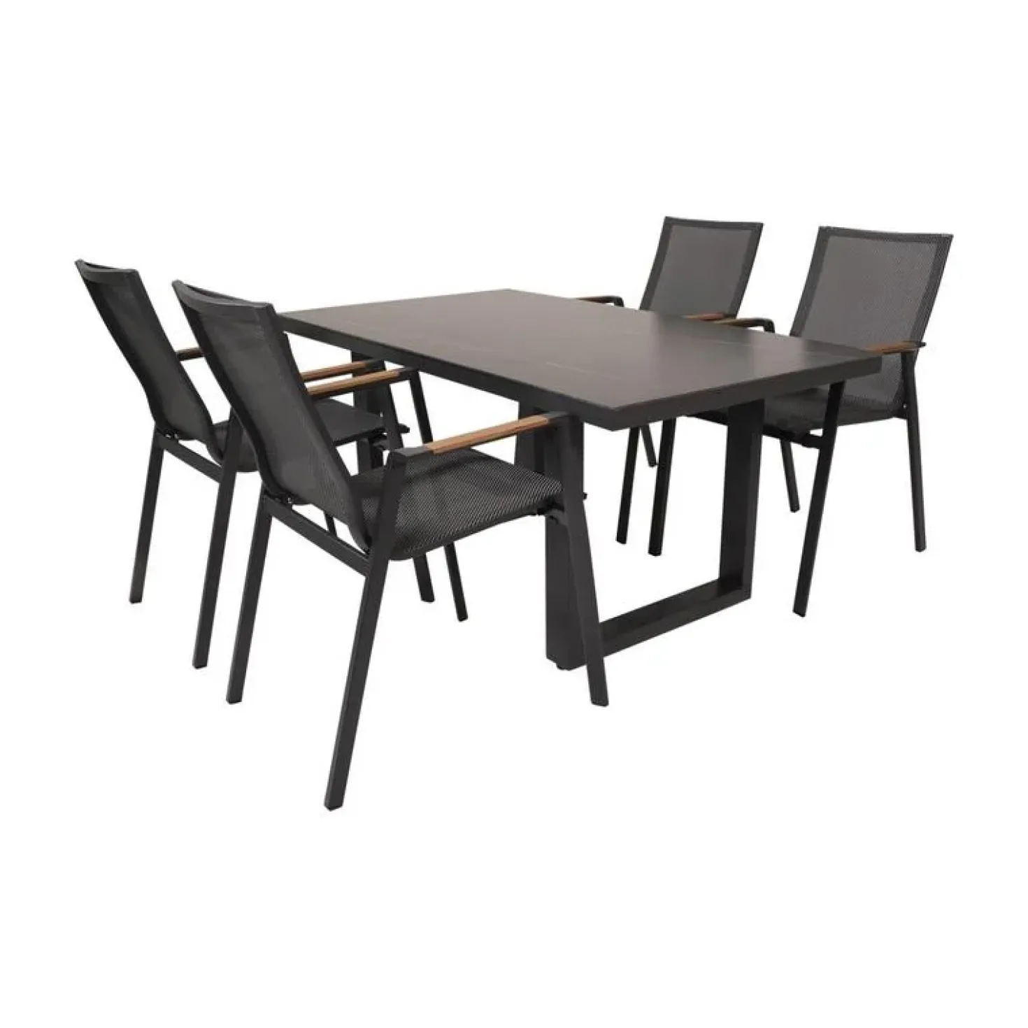 Tuinstoel Tarragona Teak Noir