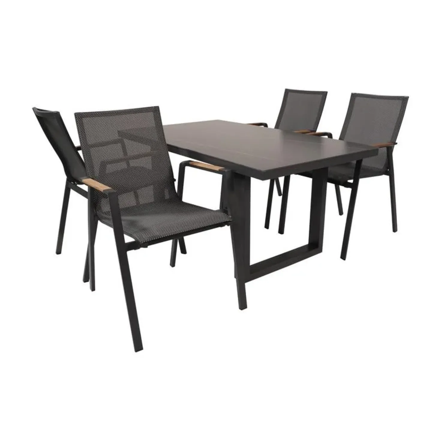 Tuinstoel Tarragona Teak Noir