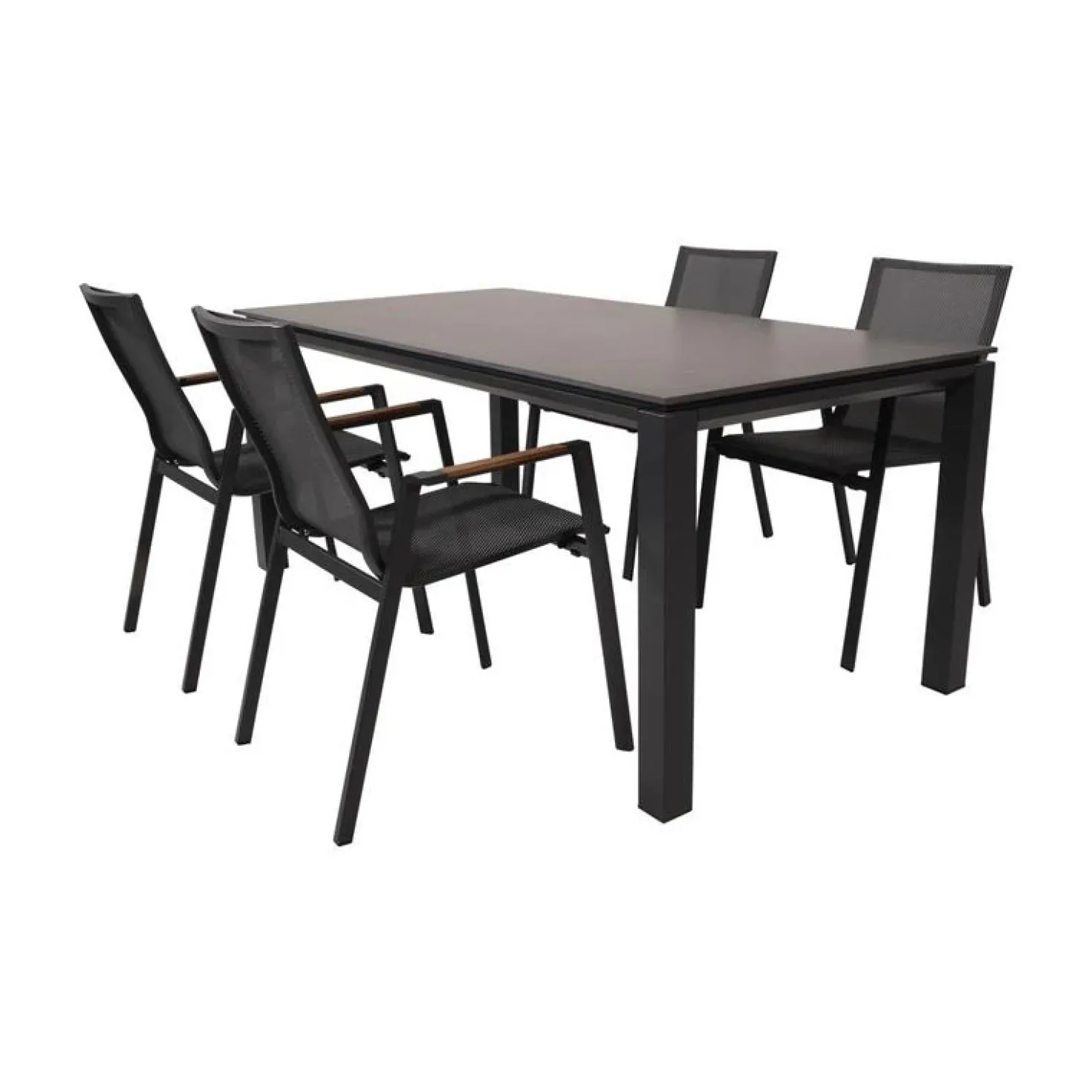 Tuinstoel Tarragona Teak Noir