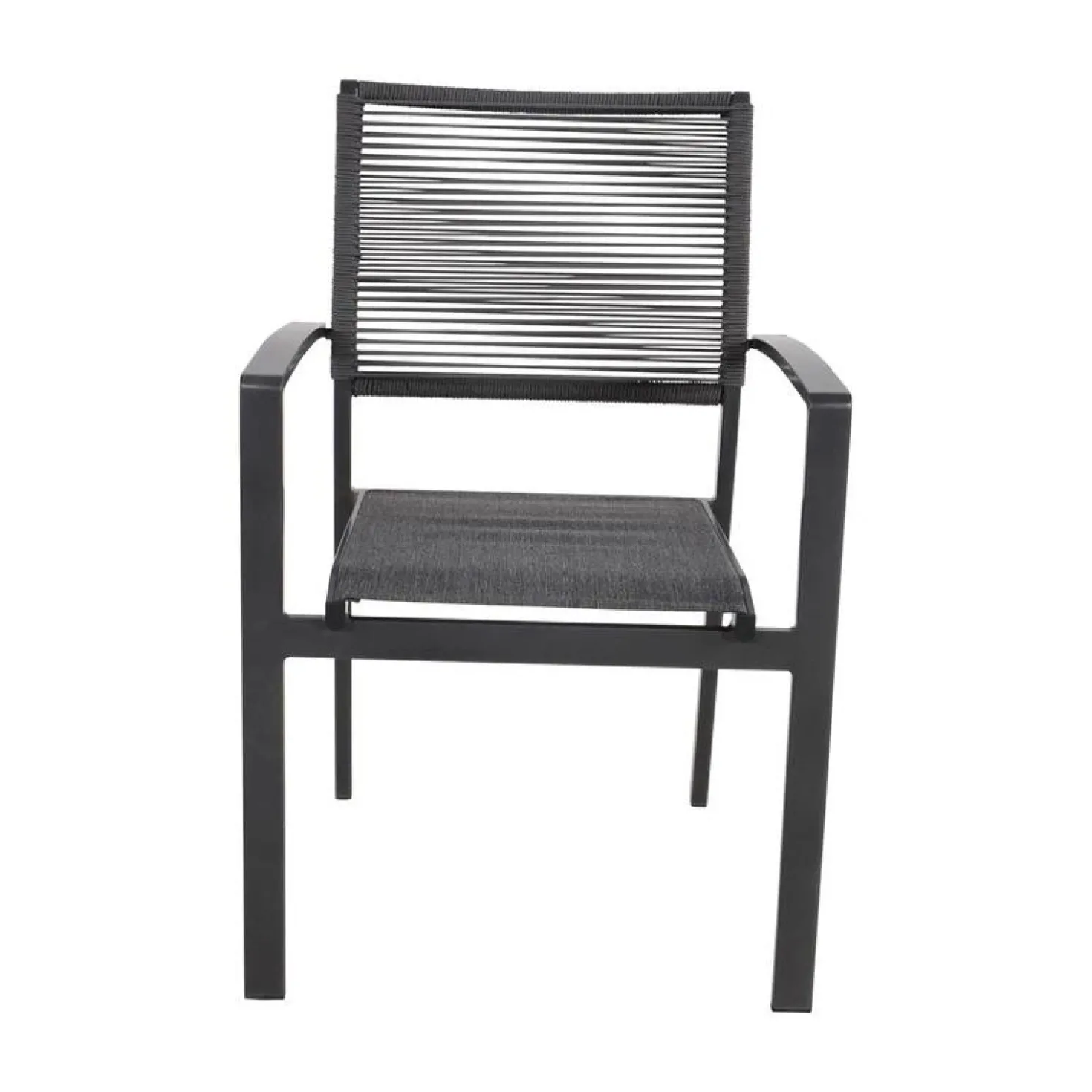 Tuinstoel Vitolini Rope grijs