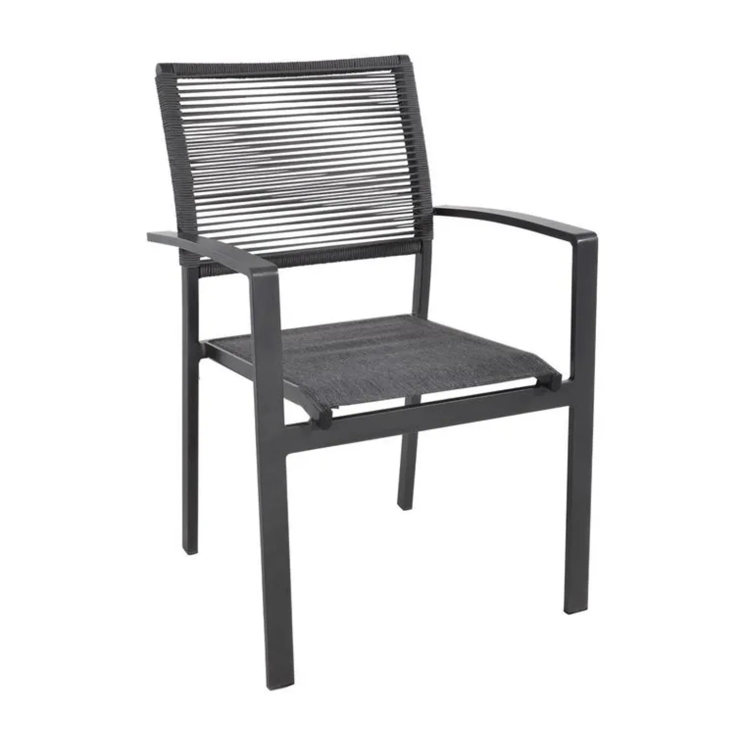 Tuinstoel Vitolini Rope grijs