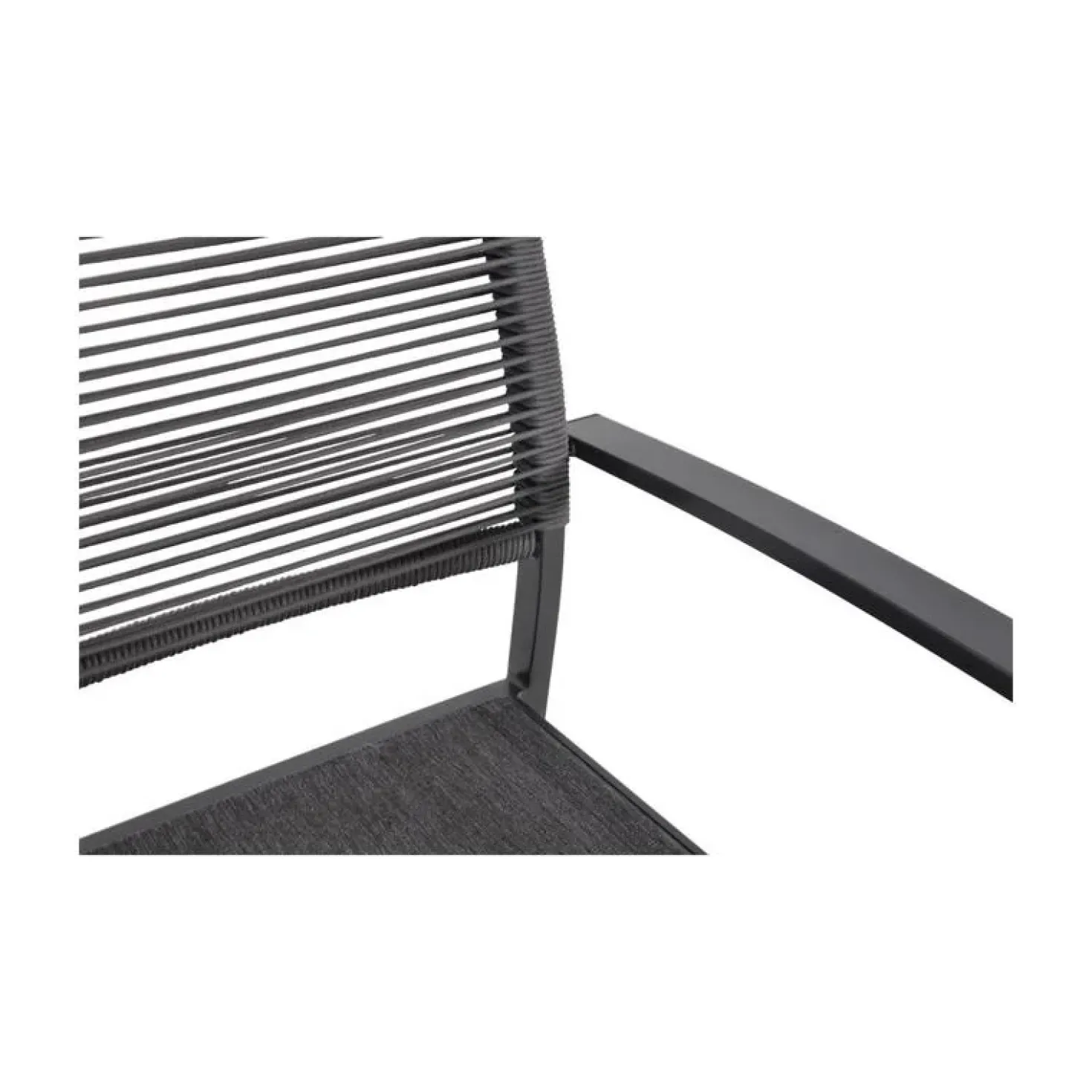 Tuinstoel Vitolini Rope grijs