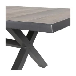 Tuintafel Castilla Noir met kruispoot 243cm
