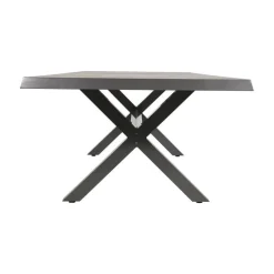 Tuintafel Castilla Noir met kruispoot 243cm