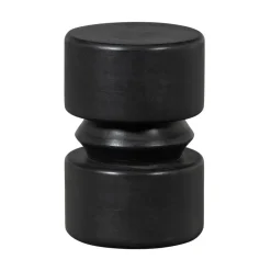 Tuve Bijzettafel rond Zwart 30cm