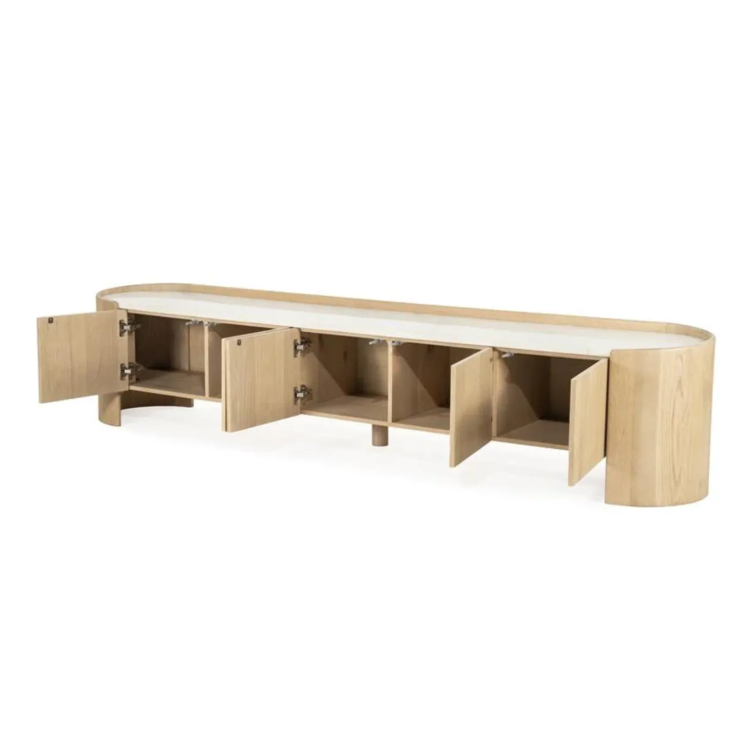 Tv-meubel Don eikenhout 240cm