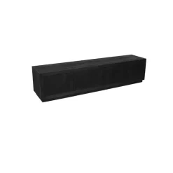 TV meubel Dortmund mangohout zwart 200cm