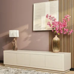 TV meubel Dortmund mangohout zand 200cm