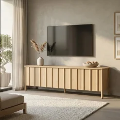 Tv-meubel Jake 4 deurs naturel 183cm