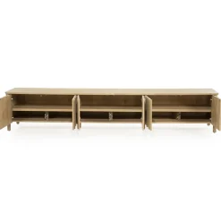 Tv-meubel Jake 6 deurs naturel 264cm
