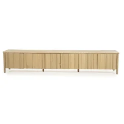 Tv-meubel Jake 6 deurs naturel 264cm